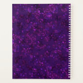 紫の紙吹雪 プランナー手帳 (裏面)