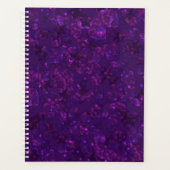 紫の紙吹雪 プランナー手帳 (正面)