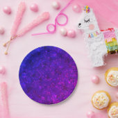 紫の紙吹雪 ペーパープレート (パーティー)