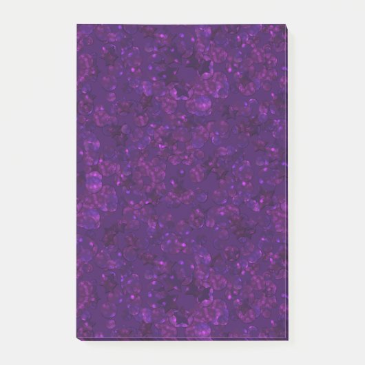 紫の紙吹雪 ポストイット (正面)