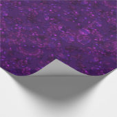 紫の紙吹雪 ラッピングペーパー (角)