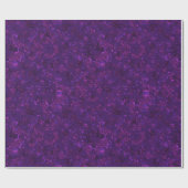 紫の紙吹雪 ラッピングペーパー (フラット)