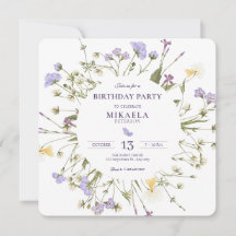 紫の素朴な野の花