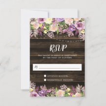 紫の素朴フローラストリングライト