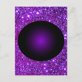 紫の紫の光の錯覚アート ポストカード