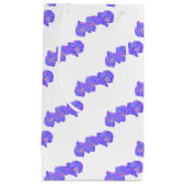 紫の紫の水色のラン絵画ズ スモールペーパーバッグ (正面)