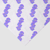 紫の紫の水色のラン絵画ズ 薄葉紙 (詳細)