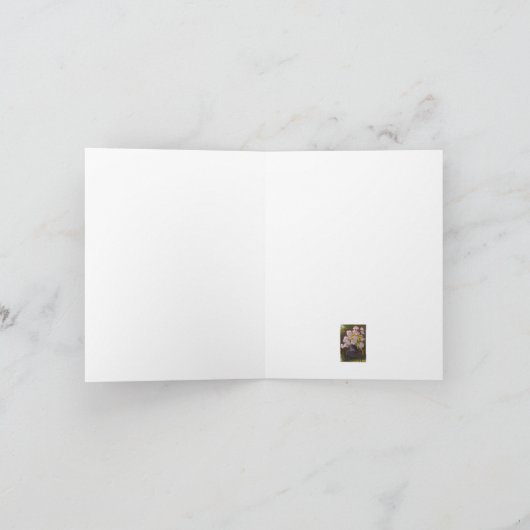 「紫の紫」  カード (内部)