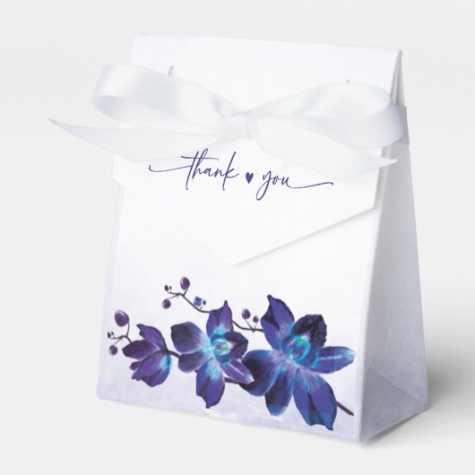 紫の結婚式の引き出物ギフトボックス フェイバーボックス (正面サイド)