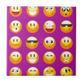 紫の絵文字 タイル (正面)