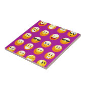 紫の絵文字 タイル (側面)