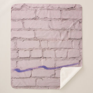 紫の絵画白いれんが シェルパブランケット