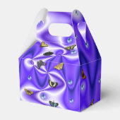 紫の絹に真珠を付けた蝶 フェイバーボックス (裏面サイド)