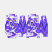 紫の絹に真珠を付けた蝶 フェイバーボックス (折り畳みなし)