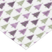 紫の緑のクリスマスパターン#25 ID1009 テーブルクロス (アングル)