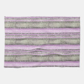 紫の緑のクリスマスパターン#28 ID1009 キッチンタオル (横)