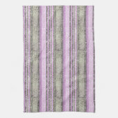 紫の緑のクリスマスパターン#28 ID1009 キッチンタオル (縦)