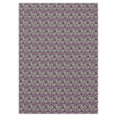 紫の緑のクリスマスパターン#29 ID1009 テーブルクロス (正面)