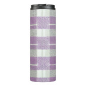 紫の緑のクリスマスパターン#7 ID1009 タンブラー (裏面)