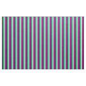 紫の緑のストライプ織物 ファブリック (ヤード)