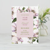 紫の緑のフローラ 招待状 (スタンド正面)