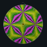 紫の緑の抽象芸術レインボーアート ダーツボード<br><div class="desc">パープルグリーン抽象芸術レインボー – アート， Fantasyart - by KSZP</div>