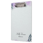 紫の緑の水色の葉 クリップボード (左)