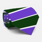 紫の緑の白いネクタイ ネクタイ (ロール)