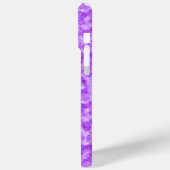 紫の縮れたテクスチャ Case-Mate iPhoneケース (裏面 / 左)