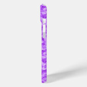 紫の縮れたテクスチャ Case-Mate iPhoneケース (裏面 / 左)