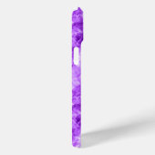 紫の縮れたテクスチャ Case-Mate iPhoneケース (裏面 / 右)