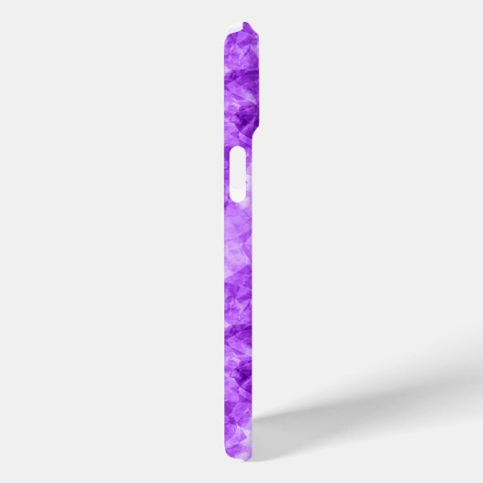 紫の縮れたテクスチャ Case-Mate iPhoneケース (裏面 / 右)