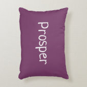 紫の繁栄の肯定 アクセントクッション (正面(垂直))