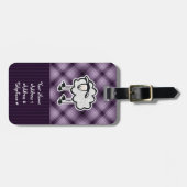 紫の羊 ラゲッジタグ (正面横)
