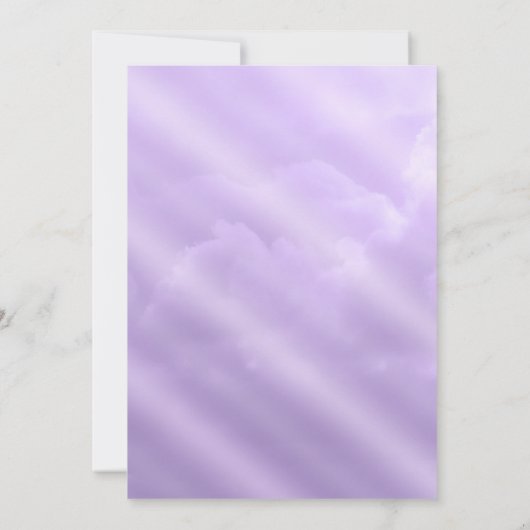 紫の聖なる聖餐式 招待状 (裏面)