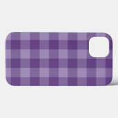 紫の背市松模様に景 Case-Mate iPhoneケース (裏面 (横))