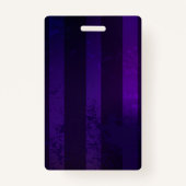 紫の背景のスチームパンクのクモ バッジ (裏面)