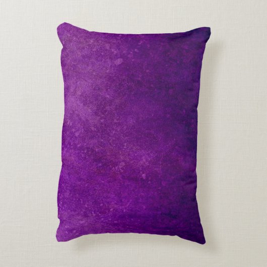紫の背景テクスグランジチャ アクセントクッション (裏面(縦))