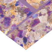 紫の自然コラージュ ミディアムテーブルランナー (コーナー)