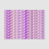 紫の色の色ストライプ 薄葉紙 (正面)