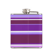 紫の色ストライプ色 フラスク (裏面)