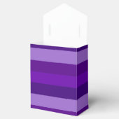 紫の色合いストライプ フェイバーボックス (オープン)