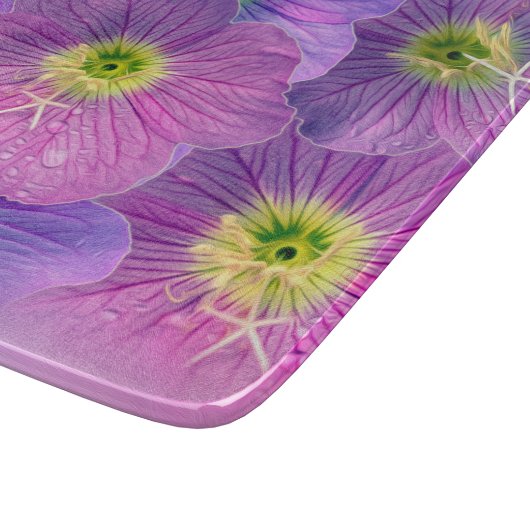 紫の色合い カッティングボード (角)