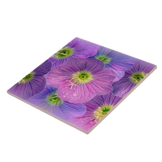 紫の色合い タイル (側面)