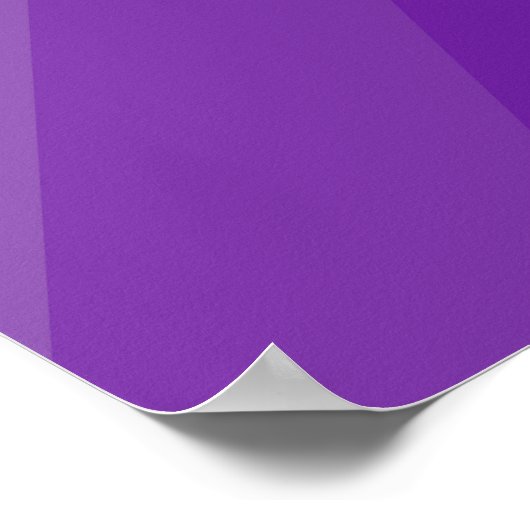 紫の色合い ポスター (角)