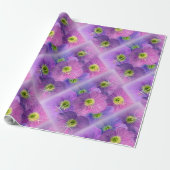 紫の色合い ラッピングペーパー (アンロールド)