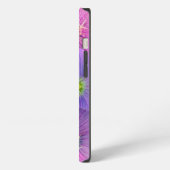 紫の色合い iPhoneケース (左側面)