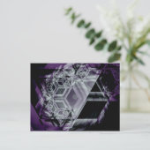 紫の色相はがき ポストカード (スタンド正面)