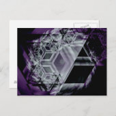 紫の色相はがき ポストカード (正面/裏面)