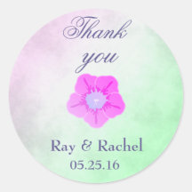 紫の花かわいらしありがとう